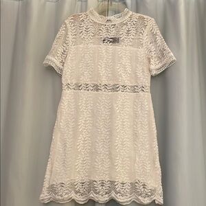 MINKPINK White Lace Mini Dress